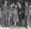 Le service radio de l'OKW en 1939 : à l'extrême droite, un Sonderführer.