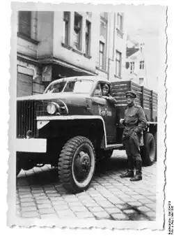 US6 Cargo à Berlin en mai 1945.