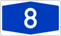 Numérotation d'autoroute en Allemagne (autoroute A8)