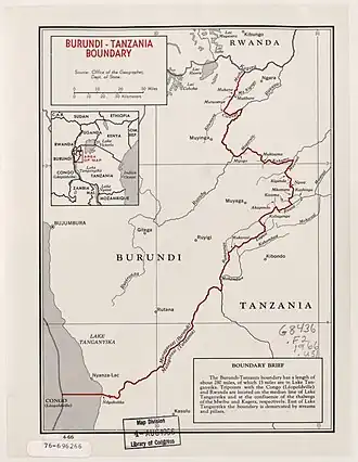 Image illustrative de l’article Frontière entre le Burundi et la Tanzanie