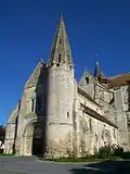 Partie romane de l'église.