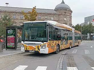 Image illustrative de l’article Bus à haut niveau de service de Strasbourg