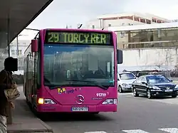 Un Citaro à la Gare de Torcy.