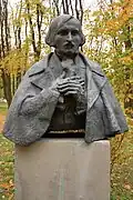 Statue de Nicolas Gogol, écrivain ukrainien.
