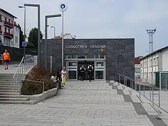 Le bâtiment voyageurs en août 2022.