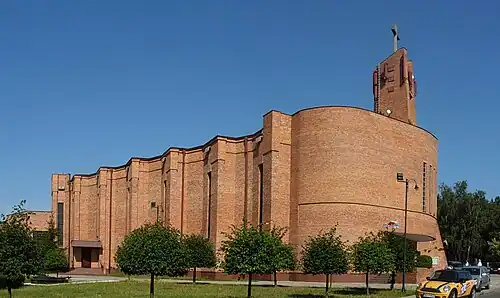 Basilique Notre-Dame-Reine-des-Martyrs à Bydgoszcz.