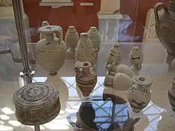 Céramique grecque. Vitrine no&nbsp; 9.