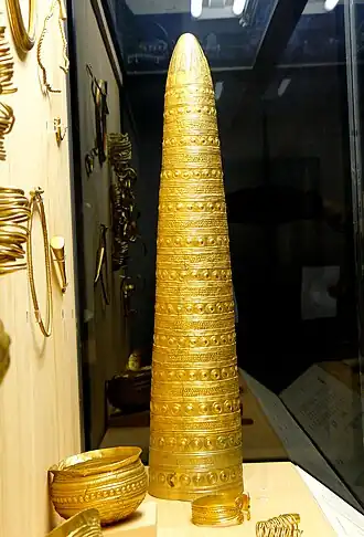 Photographie du cône d'or d'Avanton