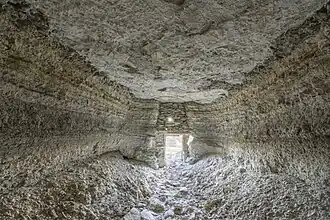 Carrière d'extraction de gypse