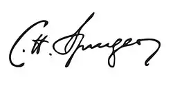 signature de Charles Spurgeon