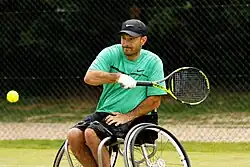 David Wagner, triple champion paralympique en double quad en 2004, 2008 et 2012.