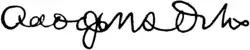 signature d'Adolph Ochs