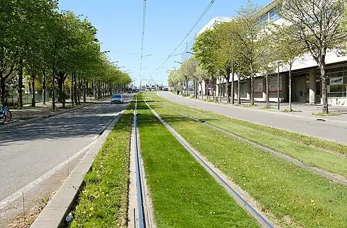 Vers la station terminus du pont du Garigliano.