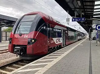 Automotrice à deux niveaux de type 2200.