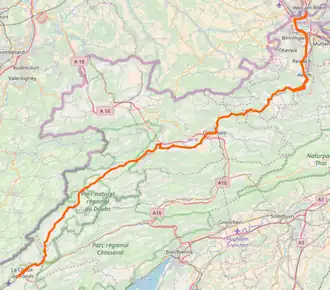 Image illustrative de l’article Route principale 18 (Suisse)