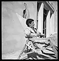 Erika Mann photographiée au Lavandou en 1933 par Annemarie Schwarzenbach
