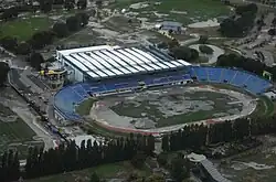 photo aérienne d'un stade