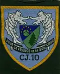 Insigne du CJF 10 (1er&nbsp;modèle).
