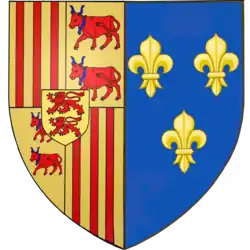 Description de l'image COA Magdalena van Valois (1443-1495).png.