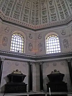 Vue intérieure de lachapelle funéraire