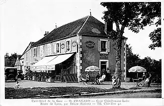 Café-Hôtel vers 1930.