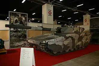 Le prototype du CV90120-T en 2007.