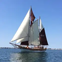 Le caïque turc Bora Bora.