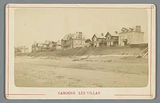 Les villas de la plage.