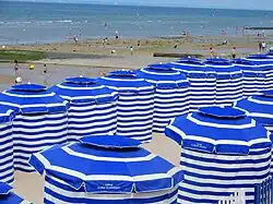 Cabourg - La plage, été 2018.