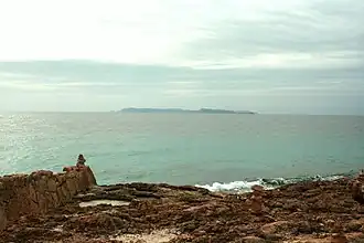 Cabrera depuis le cap de ses Salines.
