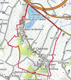 Carte topographique.