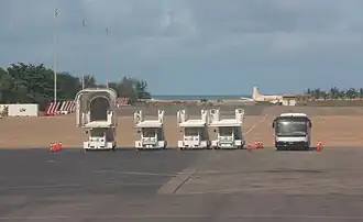 Escaliers aéroportuaire.