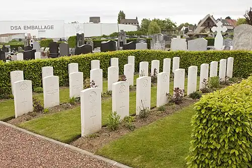 Le Caestre Communal Cemetery.