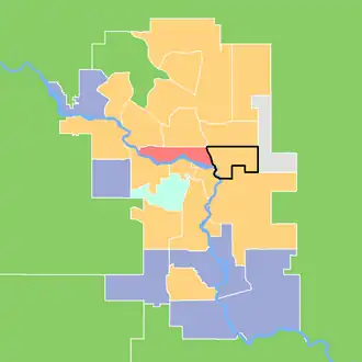 Carte de la circonscription