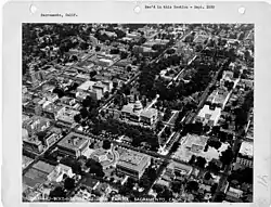 Aerial photograph of Capitol Park, c. 1940s