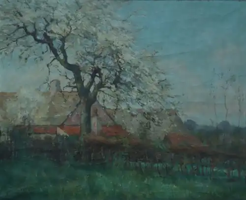 Vieux cerisier en fleurs (1915).
