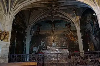 donateur à gauche du calvaire