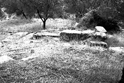 La porte Nord-Ouest vue de l'Est