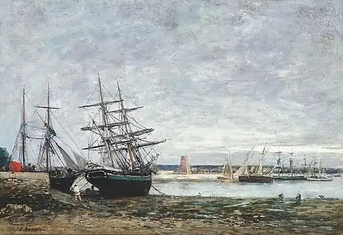 Camaret, marée basse dans la rade, (1871-1873)Musée national des Beaux-Arts (Argentine)