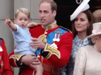 Le prince George, en 2015, lors de son premier Trooping the Colour.