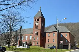 Palais de justice du comté de Cameron, en Pennsylvanie, construit en 1890.