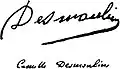 Signature de Camille Desmoulins
