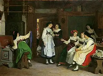 Une noce en Basse-Alsace, musée Unterlinden, Colmar.