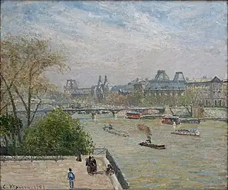 Le Louvre, printemps, 1901Camille PissarroLa Boverie, Liège.