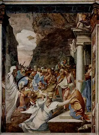 Resurrezione di Lazzaro, fresque (San Sigismondo, Crémone).