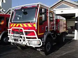 Véhicule du SDIS du Val-d'Oise.