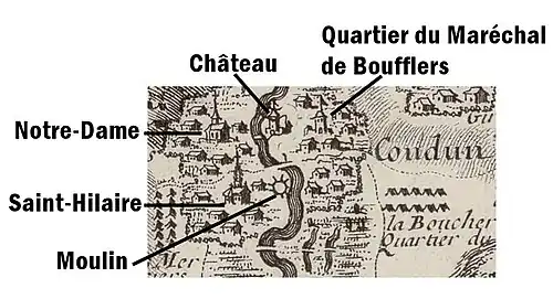Coudun en 1698.