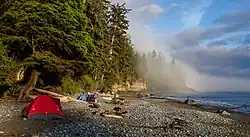 Camping derrière-pays