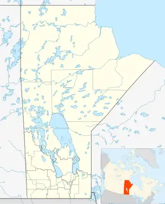 (Voir situation sur carte : Manitoba)