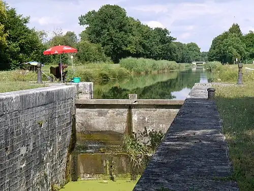 Le canal à Combreux.